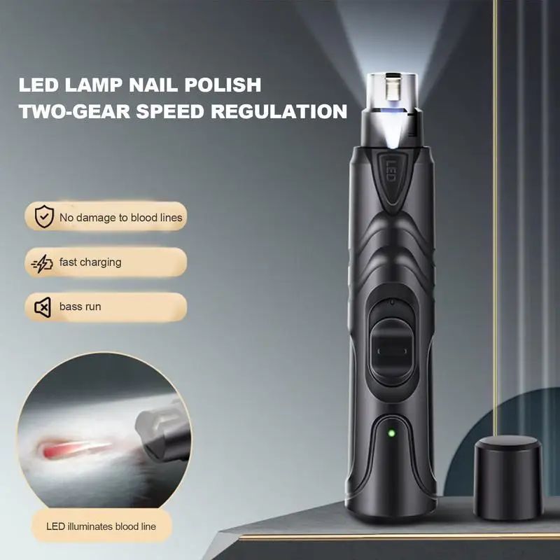 SafeTrim™ Pro – Uppladdningsbar Nageltrimmer med LED